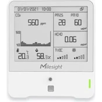 Milesight IoT AM308 LoRaWAN Innenraum-Umgebungssensor, E-Ink-Display, 8-in-1 IAQ (AM308-868M)