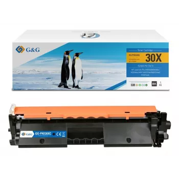 G&G XL Tonerpatrone Ersatz für HP 30X/CF230X mit Original Chip (15306)