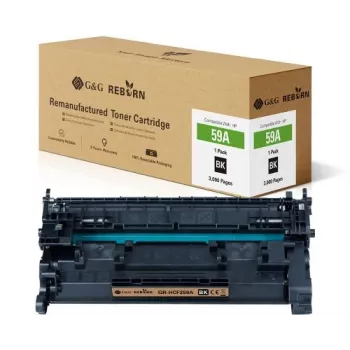 G&G Kompatible Tonerkartusche GR-HCF259A für HP 59A, Schwarz, 3000 Seiten