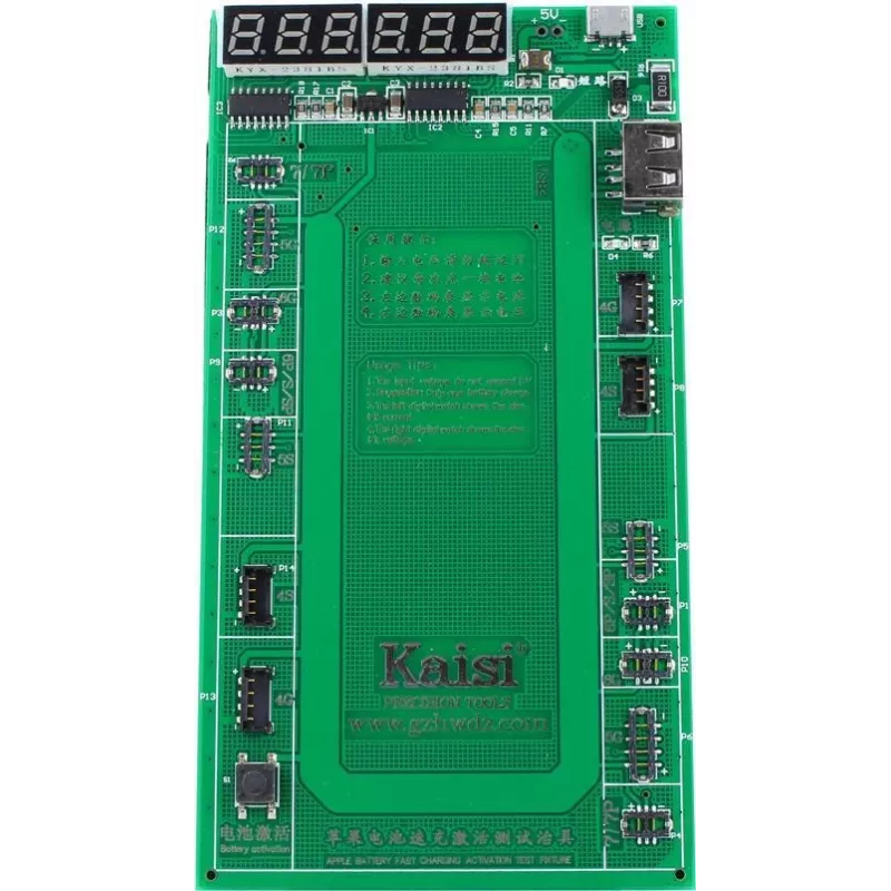 KAISI K-9201 Externes Akkuladegerät für Apple iPhone 4/4S/5/5S/5C