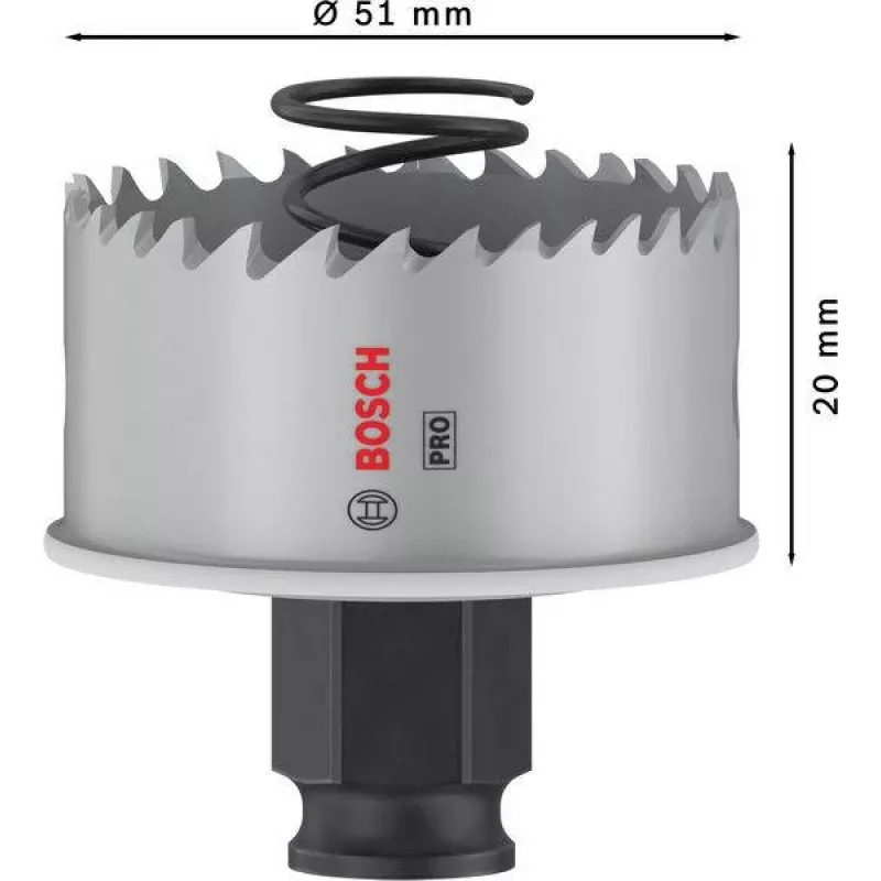 Bosch Progressor für Holz und Metall 51 mm Cobalt Lochsäge 2608594455