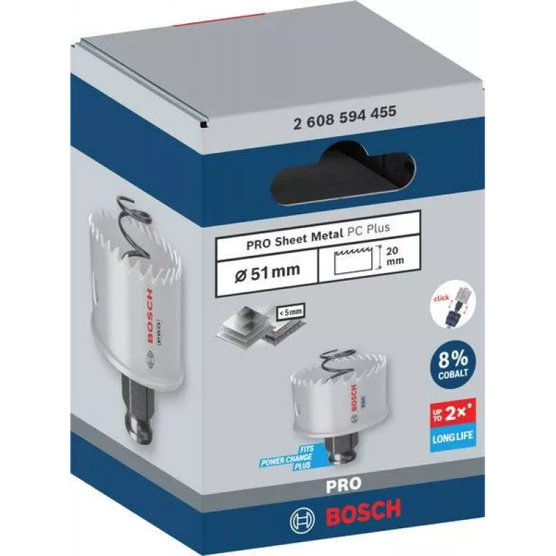 Bosch Progressor für Holz und Metall 51 mm Cobalt Lochsäge 2608594455