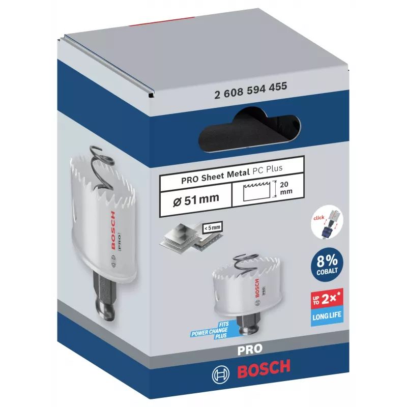 Bosch Progressor für Holz und Metall 51 mm Cobalt Lochsäge 2608594455