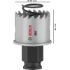 Bosch Accessories 2608594447 Progressor for Wood and Metal Lochsäge 32 mm Cobalt Bi-Metall