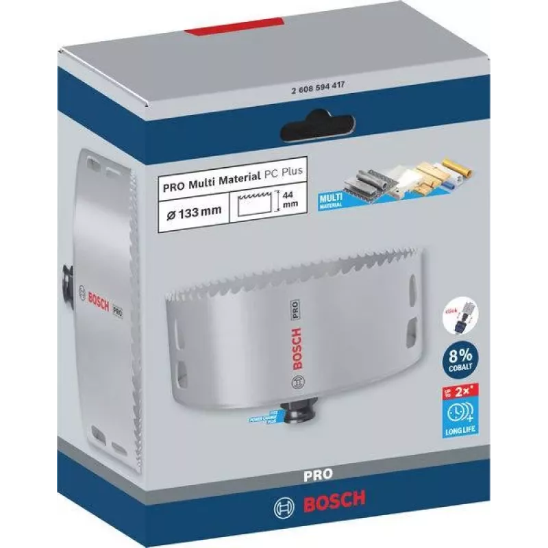 Bosch Progressor für Holz und Metall 133 mm Cobalt Lochsäge 2608594417