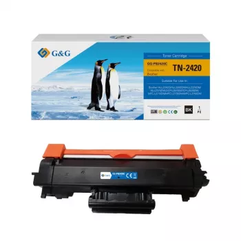 G&G GT421H Schwarz Tonerkartusche 6000 Seiten für Brother TN-2420/TN-2410