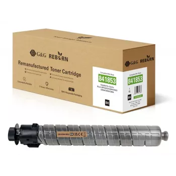 G&G Kompatible Tonerkartusche für Ricoh 841853, Schwarz, 33.000 Seiten GR-R841853