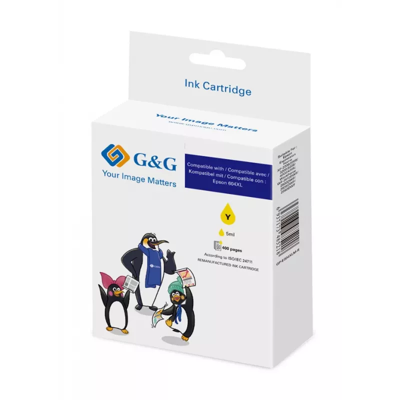 G&G Kompatible Epson 604XL Gelbe Tintenpatrone (20551)