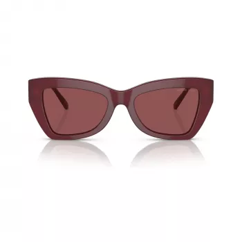 Michael Kors Damen MK2205-394975 Sonnenbrille, dunkle Schildpatt-Fassung, braune Gradient-Gläser, 52/19/140 mm