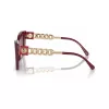 Michael Kors Damen MK2205-394975 Sonnenbrille, dunkle Schildpatt-Fassung, braune Gradient-Gläser, 52/19/140 mm