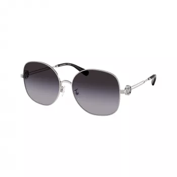 Tory Burch TY6112-32748G Damen-Sonnenbrille, dunkelbraunes Havanna-Gestell, braune Gradient-Gläser, 56/16/140 mm