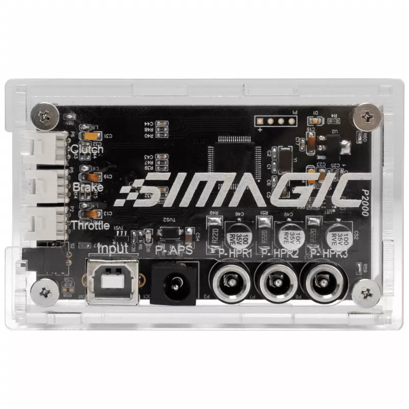 SIMAGIC Haptic Control Box (P2000-HCB) – 4-Kanal-Haptic-Feedback-Steuereinheit für P2000-Pedale