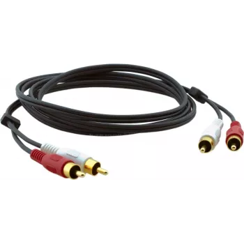 Kramer C-2RAM/2RAM-10 Koaxial-Audiokabel RCA Stecker auf RCA Stecker 3,0m Schwarz 95-0202010