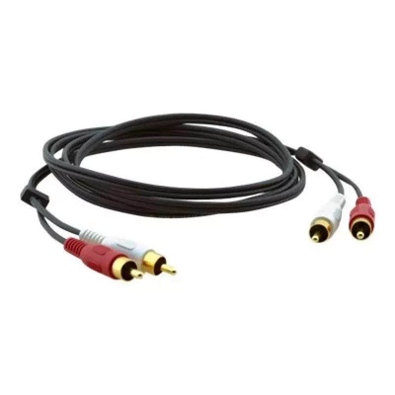 Kramer C-2RAM/2RAM-10 Koaxial-Audiokabel RCA Stecker auf RCA Stecker 3,0m Schwarz 95-0202010