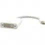 Kramer ADC-MDP/DF Mini DisplayPort Stecker auf DVI-I Buchse Adapterkabel 15 cm 99-95200003