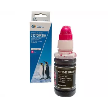 G&G EcoTank Tintenflasche Magenta Kompatibel mit Epson 104 (70ml)