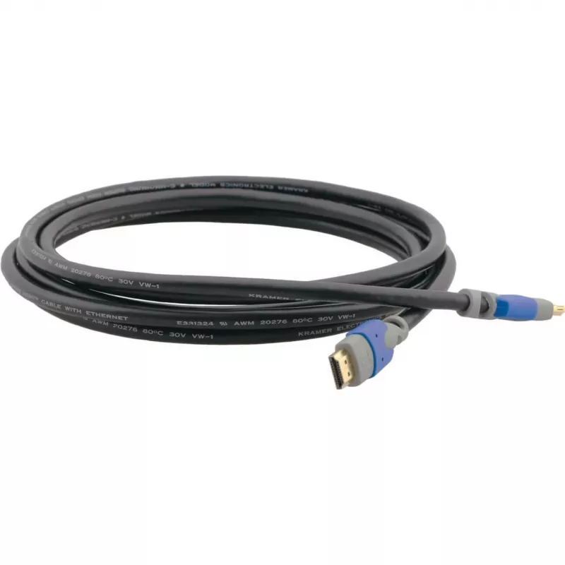 Kramer C-HM/HM/PRO-20 High-Speed HDMI-Kabel mit Ethernet, 6,1 m, Schwarz 97-01114020