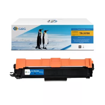 G&G kompatible Tonerkartusche für Brother TN-247BK (16020), Schwarz, 3.000 Seiten