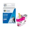 G&G Kompatible Tintenpatrone Brother LC422M Magenta (550 Seiten) 20582