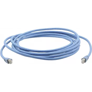 Kramer C-UNIKAT Serie C-UNIKat-2 Netzwerkkabel RJ-45 Stecker zu RJ-45 Stecker 61 cm U/FTP CAT 6a Geschirmt Halogenfrei Snagless Robust Blau RAL 5012 99-3460002