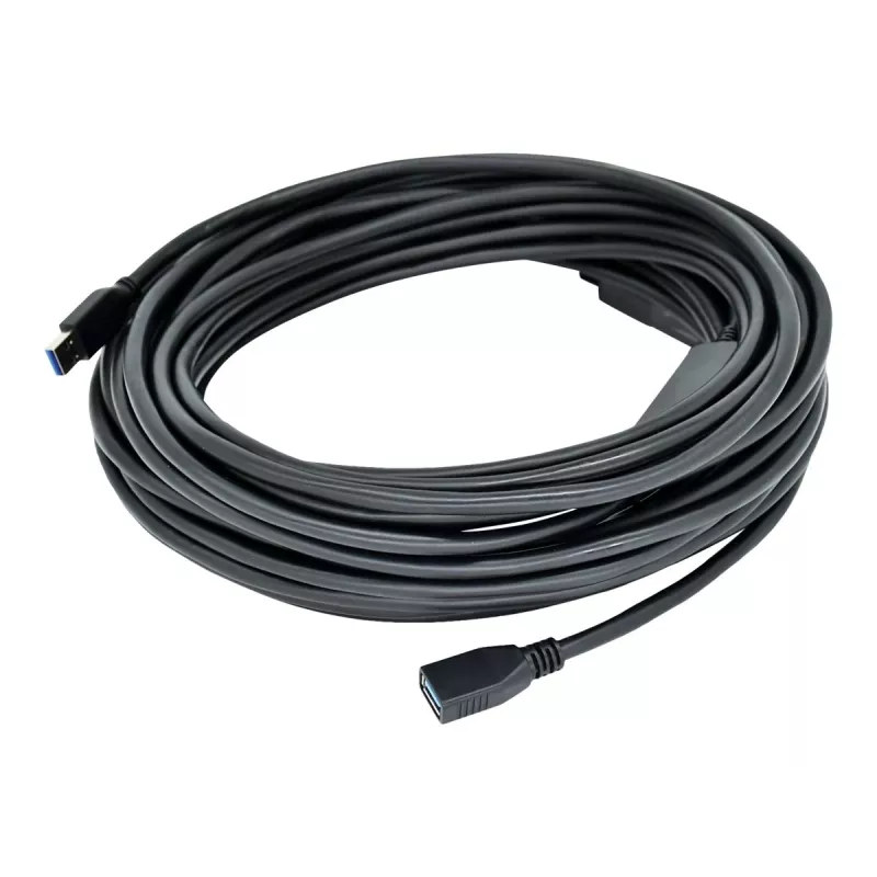 Kramer CA-USB3/AAE-15 USB 3.0 Aktives Verlängerungskabel, 4,6 m, Schwarz 96-0216015