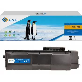 G&G Kompatible Tonerkartusche GG-PKTK1270C für Pantum TL-410, Schwarz, 1500 Seiten