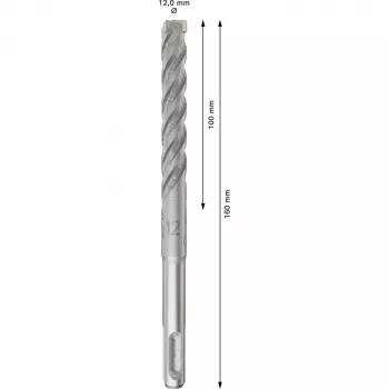 BOSCH 2608833905 PRO SDS Plus-5X Hammerbohrer 12x100x160 mm