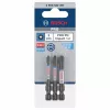Bosch 2608522491 Phillips PH2 Bit-Set, 3 Stück, 25 mm, 1/4 Zoll Sechskantschaft