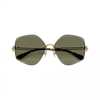Tory Burch TY6111-334371 Damen-Sonnenbrille, dunkelbraun Havanna Rahmen, braun Gradient Gläser, 56/16/140 mm