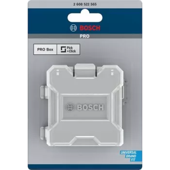 Bosch Accessories 2608522565 Pick and Click Aufbewahrungsbox M, wiederverschließbar, Schwarz/Rot