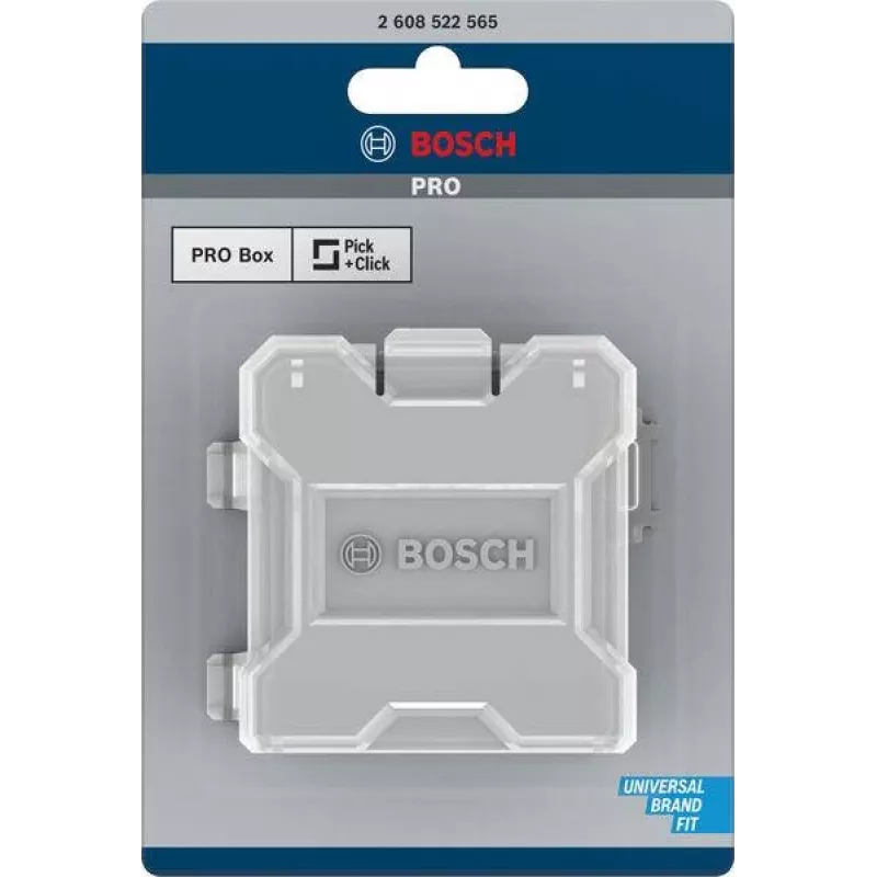 Bosch Accessories 2608522565 Pick and Click Aufbewahrungsbox M, wiederverschließbar, Schwarz/Rot