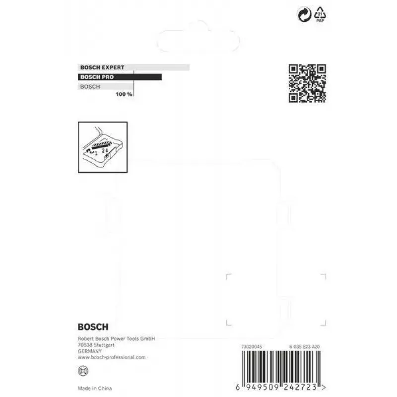 Bosch Accessories 2608522565 Pick and Click Aufbewahrungsbox M, wiederverschließbar, Schwarz/Rot