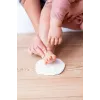 Tiny Love Einfaches Holzrahmen-Baby-Hand- und Fußabdruck-Erinnerungsset
