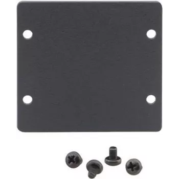 Kramer W-2BLANK Schwarzer Front-Blindeneinsatz für Wandplatten (2 Aussparungen) 85-00705090
