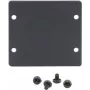 Kramer W-2BLANK Schwarzer Front-Blindeneinsatz für Wandplatten (2 Aussparungen) 85-00705090