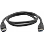 Kramer C-USB3/AA-3 USB 3.0 Kabel, Typ-A Stecker zu Typ-A Stecker, 0,9 m, Blau 96-0230003