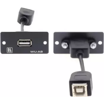 Kramer WU-AB modulares Snap-In-Einsatz USB Typ A Buchse zu Buchse Schwarz 85-0118399