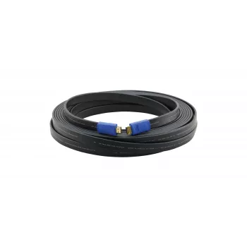Kramer C-HM/HM/FLAT/ETH-3 High-Speed-HDMI-Kabel mit Ethernet, 0,91 m, flach, schwarz 97-01014003