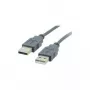 Kramer C-USB/AA-6 USB 2.0 Kabel, USB-A Stecker zu USB-A Stecker, 1,8 m, Grau 96-0212006