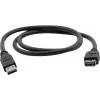 Kramer Electronics USB-A Stecker auf USB-A Buchse 3.0 Verlängerungskabel 3m Schwarz (96-02310010)