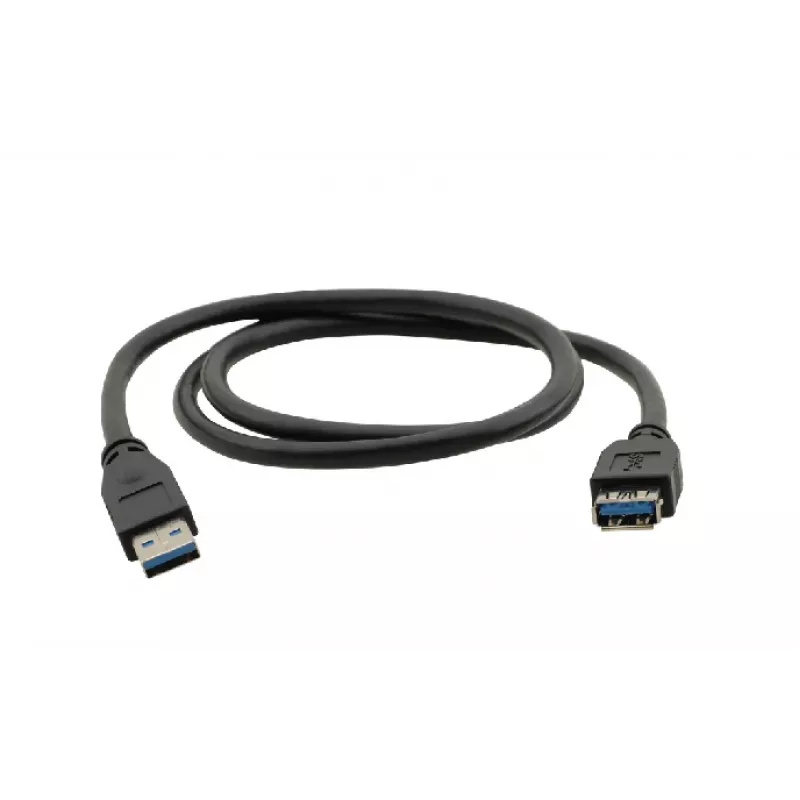 Kramer Electronics USB-A Stecker auf USB-A Buchse 3.0 Verlängerungskabel 3m Schwarz (96-02310010)