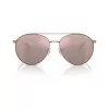 Michael Kors MK1138-11084Z Damen Cat-Eye-Sonnenbrille, hellgoldenes Gestell, braune Gradientengläser, 58mm