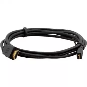 Kramer C-HM/HM/A-D-10 High-Speed HDMI-Kabel mit Ethernet, Micro HDMI auf HDMI, 3 m, 4K@60Hz, Schwarz 97-01116010