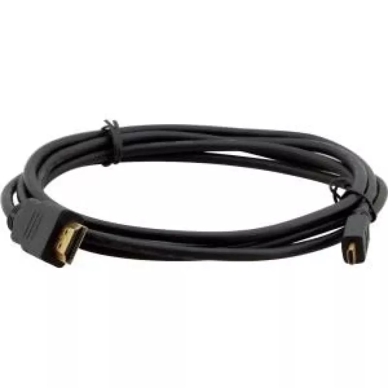 Kramer C-HM/HM/A-D-10 High-Speed HDMI-Kabel mit Ethernet, Micro HDMI auf HDMI, 3 m, 4K@60Hz, Schwarz 97-01116010