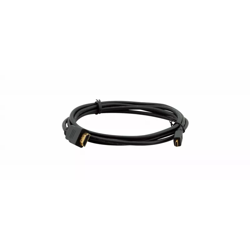 Kramer C-HM/HM/A-D-10 High-Speed HDMI-Kabel mit Ethernet, Micro HDMI auf HDMI, 3 m, 4K@60Hz, Schwarz 97-01116010