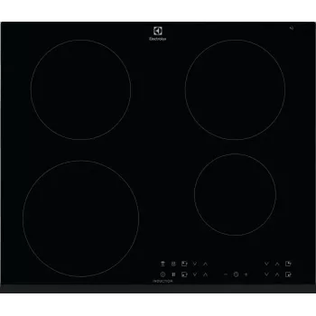Electrolux LIR60433B 60 cm Induktionskochfeld, 4 Zonen, Touch-Control, Schwarz