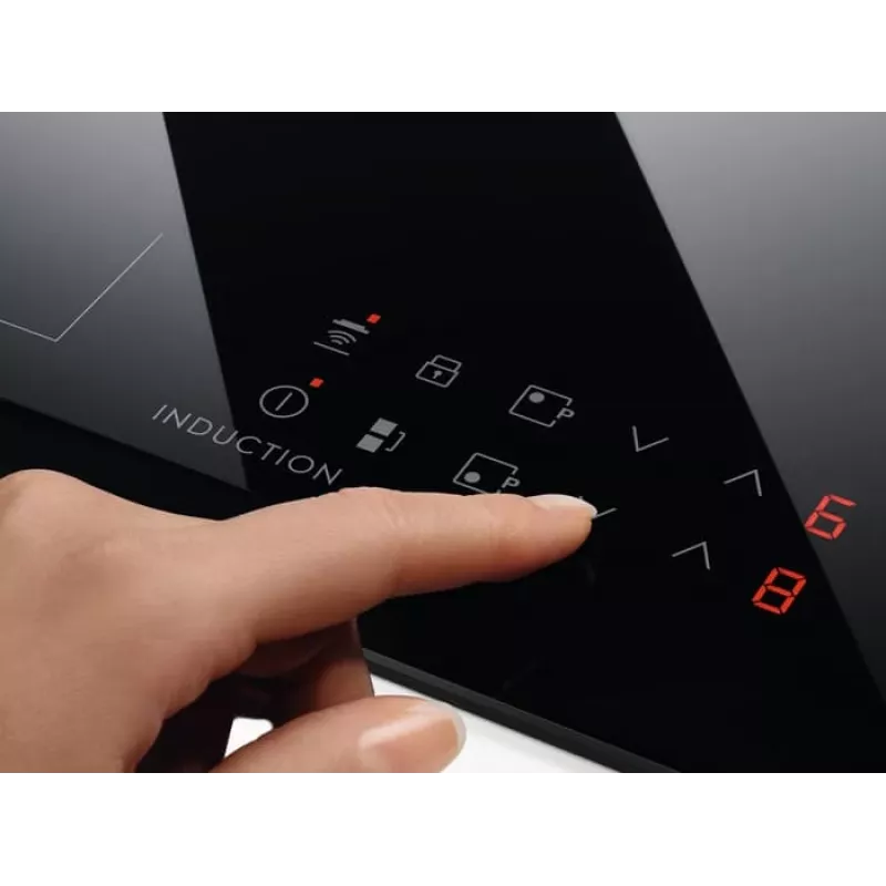 Electrolux CIR60433 Induktionskochfeld, 4 Kochzonen, Touch-Control, schwarzes Keramikglas
