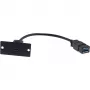 Kramer Electronics WU-CA(B) USB-C Durchführungs-Einsatz, Schwarz 80-00026499