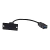 Kramer Electronics WU-CA(B) USB-C Durchführungs-Einsatz, Schwarz 80-00026499