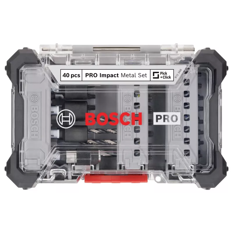 Bosch PRO Impact Schrauberbit- und Metallbohrer-Set 40-teilig (2608521U86)